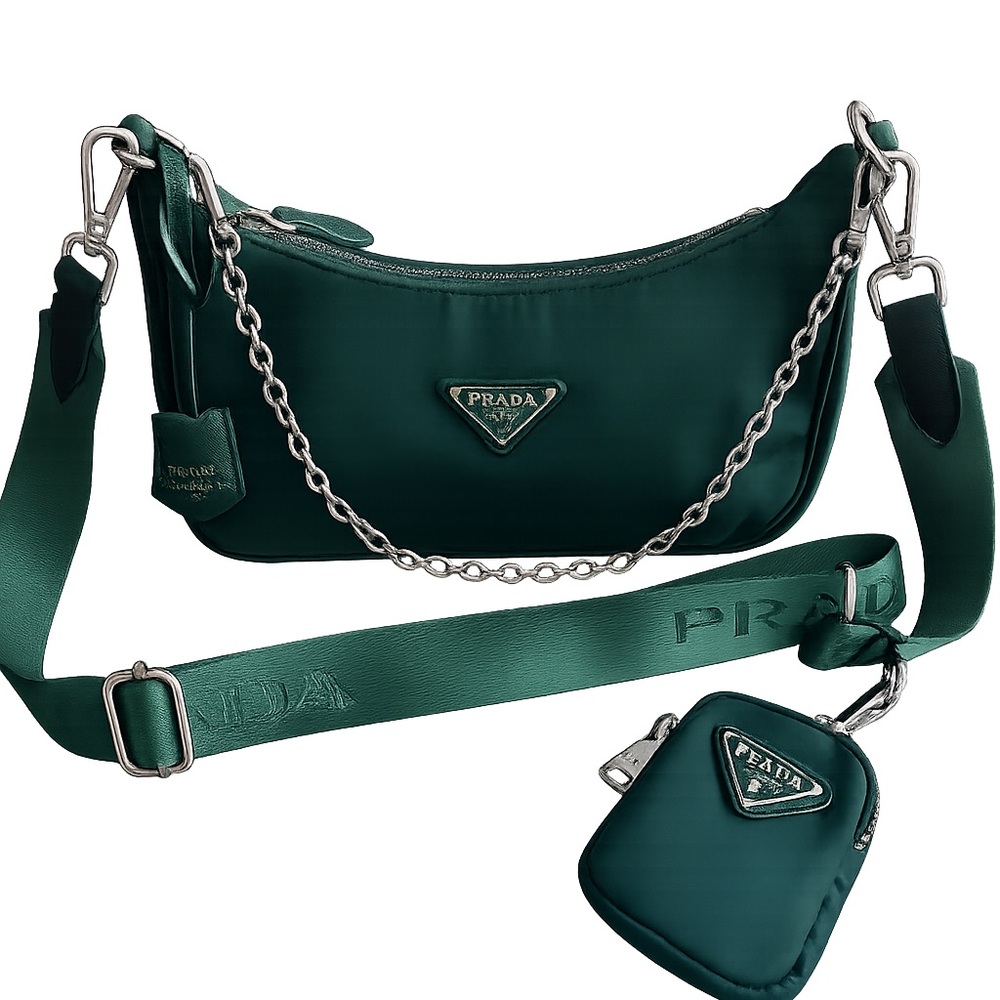 Crossbody Bag - Dark Green NWT - Picture 4 of 11
